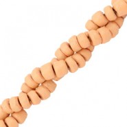 Kokos kralen disc 6mm Honey peach